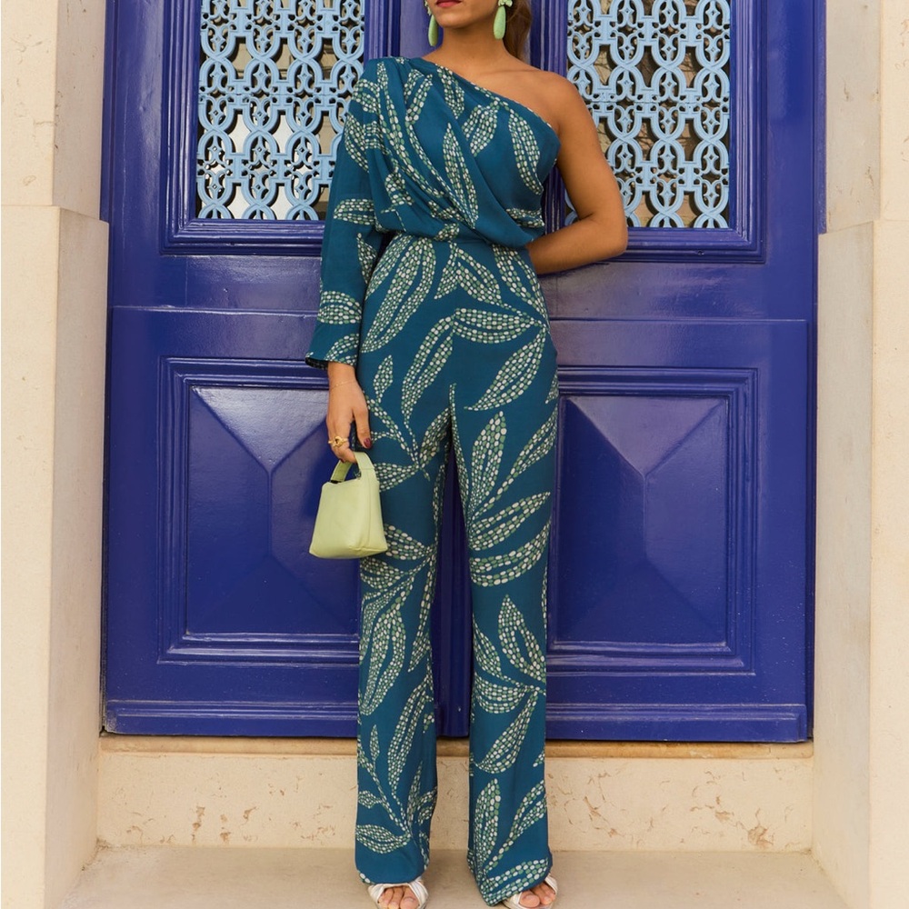 Lady Pipa patterned jumpsuit